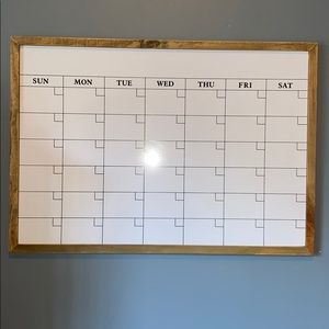 dry erase monthly planner